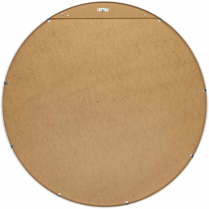 Pontalina Round White Mirror