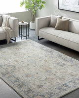Ahmaud Beige & Light Gray Thick Luxe Area Rug