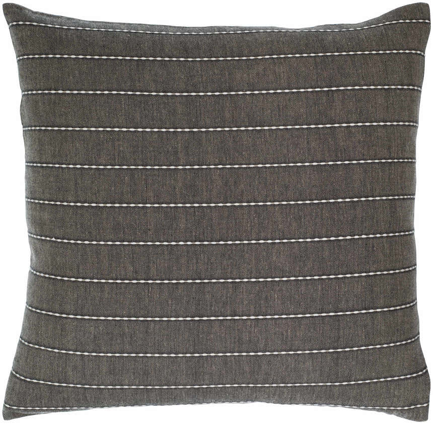 Qwara Charcoal Throw Pillow - Clearance