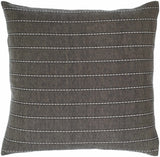Qwara Charcoal Throw Pillow