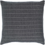 Qwara Slate Blue Throw Pillow