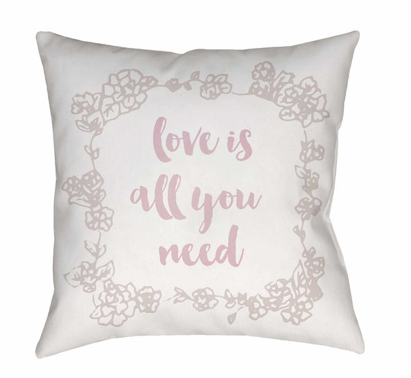 Love Is All You Need Decorative Throw Pillow