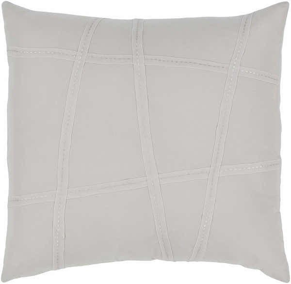 Queens Contemporary Light Gray Bedding Euro Sham- Clearance