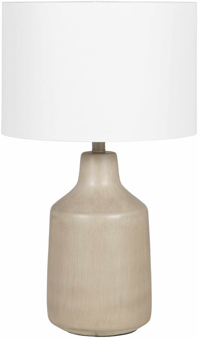 Quezon Beige Resin Table Lamp