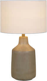 Quezon Beige Resin Table Lamp
