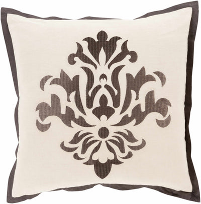 Quindalup Black Scroll Pattern Accent Pillow - Clearance
