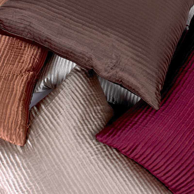 Raco Dark Brown Square Throw Pillow - Clearance