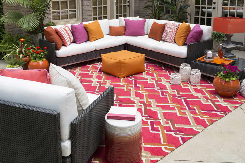 Birdsnest Outdoor Throw Pillow