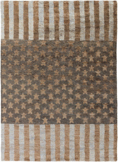 Historical Distressed US Flag 5x8 Carpet - Clearance