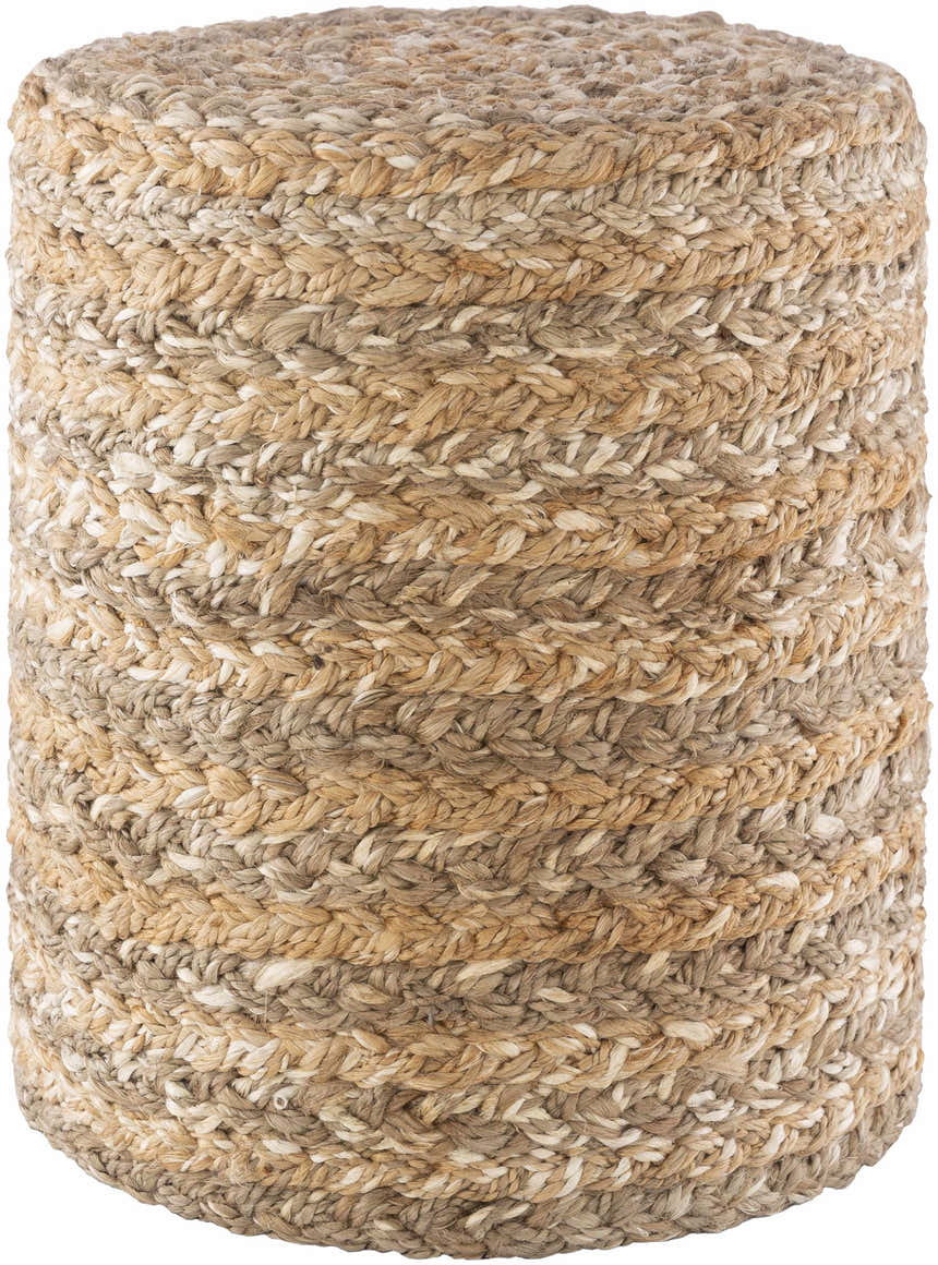 Ranskill Cotton Knitted Pouf - Clearance