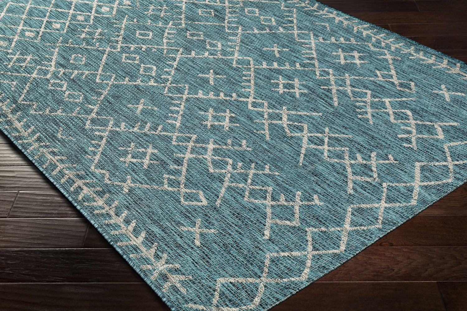 Maunawili Aqua Nordic Rug