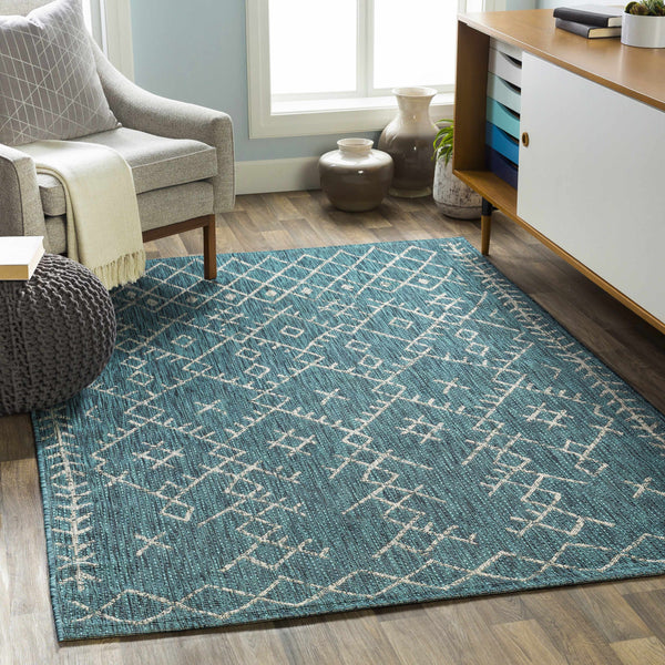 Rapelje aqua Area Rug