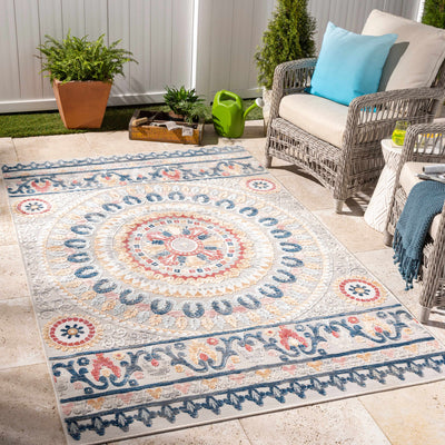 Kian Cream Indoor & Outdoor Rug - Clearance