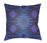 Raul Purple Outdoor Throw Pillow Cover