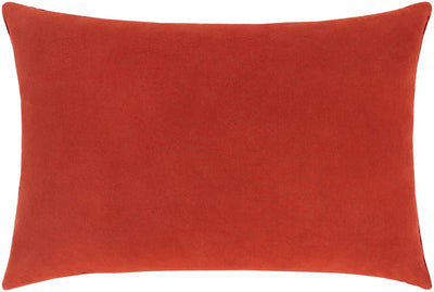 Urbanna Red Floral Cotton Lumbar Pillow - Clearance