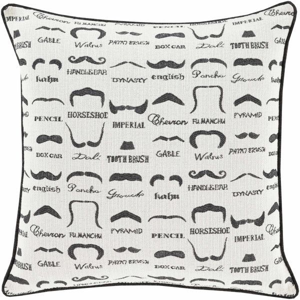 Mustache Throw Pillow - Clearance