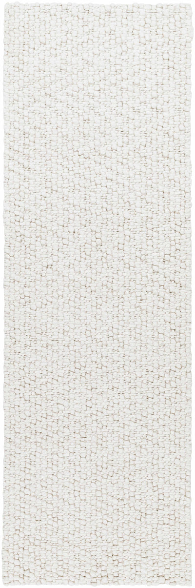 Rockfish Ivory Premium Woven Wool Rug