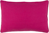Rockhampton Fuchsia Geometric Square Pillow - Clearance