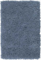 Close-up of the teal Rocklake Clearance Rug, a hand woven shag rug with a soft, textured pile. Design-Rectangle-23