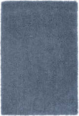 Close-up of the teal Rocklake Clearance Rug, a hand-woven shag rug with a soft, textured pile. Design-Rectangle-576