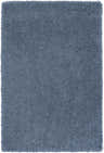 Close-up of the teal Rocklake Clearance Rug, a hand-woven shag rug with a soft, textured pile. Design-Rectangle-576