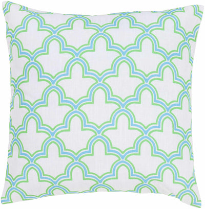 Rockville Green Blue Moroccan Throw Pillow - Clearance