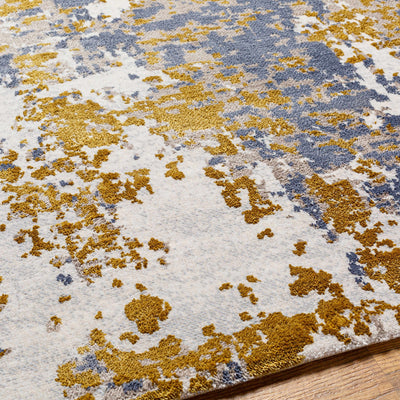 Maralal Mustard & Blue Area Rug - Clearance