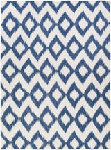 Oradell Blue Ikat Wool Rug - Clearance