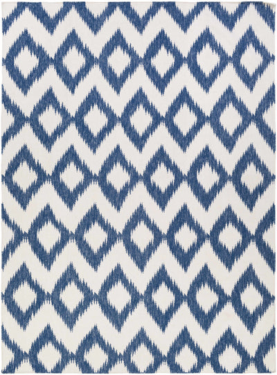 Oradell Blue Ikat Wool Rug - Clearance