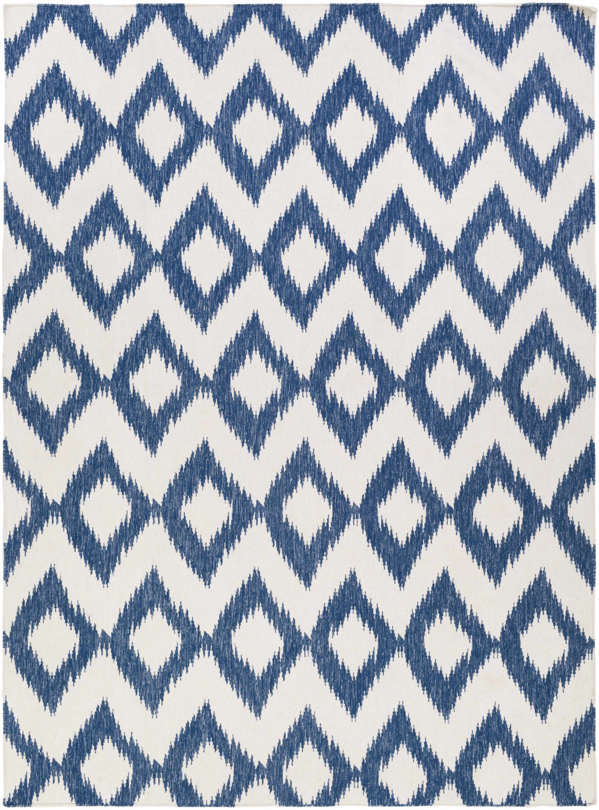 Oradell Blue Ikat Wool Rug - Clearance