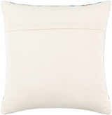 Solvani Yellow Raised Woven Linear Texture Global Bohemian Cotton Lumbar Pillow with Knotted Tassels - Clearance