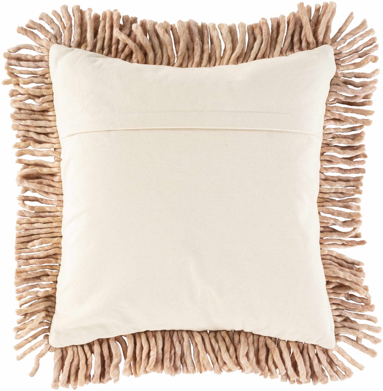 Rimbey Dusty Pink Square Throw Pillow - Clearance