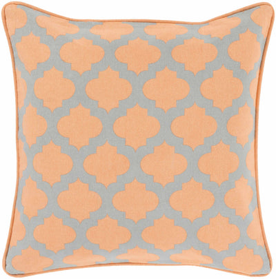 Riseley Coral Moroccan Pattern Throw Pillow - Clearance