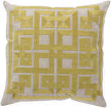 Rivett Yellow Geometric Pattern Throw Pillow - Clearance