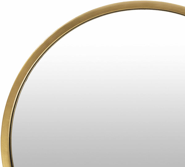 Guinda Round Gold Framed Wall Mirror