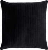 Rania Onyx Black Throw Pillow