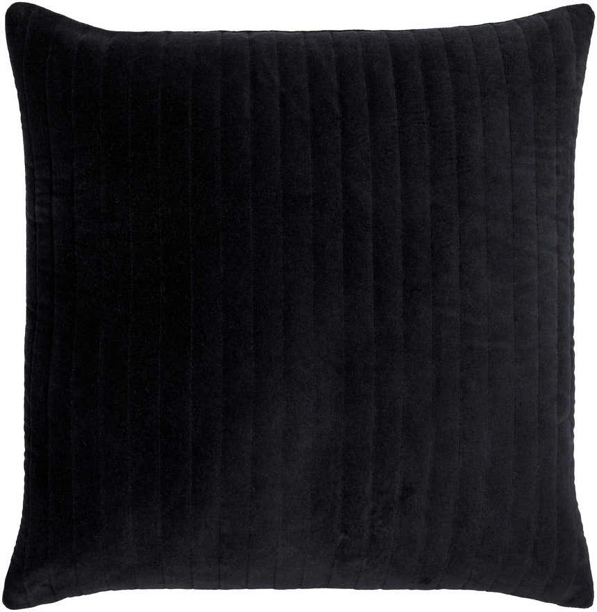 Rania Onyx Black Throw Pillow