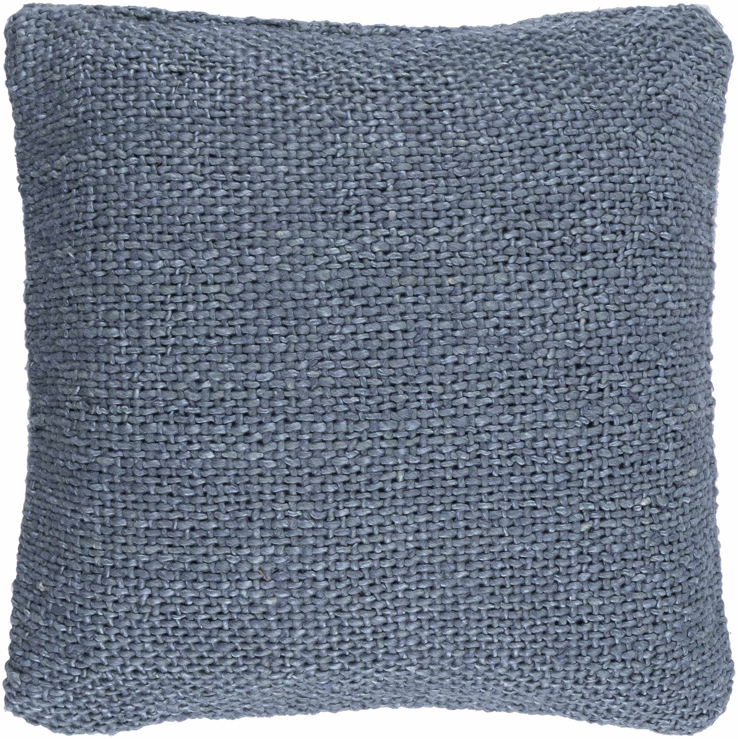 Arno Handmade Blue Square Throw Pillow - Clearance