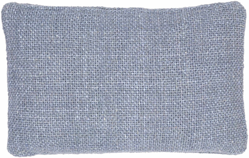 Arno Handmade Blue Square Throw Pillow - Clearance