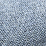 Arno Handmade Blue Square Throw Pillow - Clearance