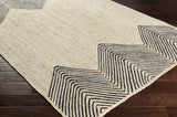 Light Beige Ringtead Jute Braided Carpet - Clearance