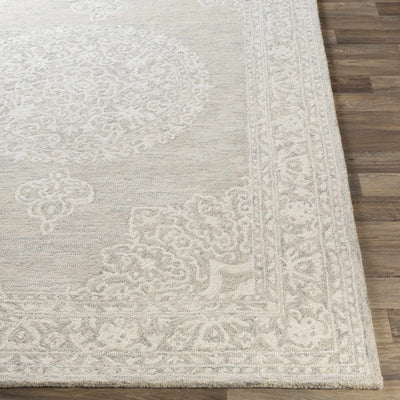 Roessleville Cream Wool Area Rug