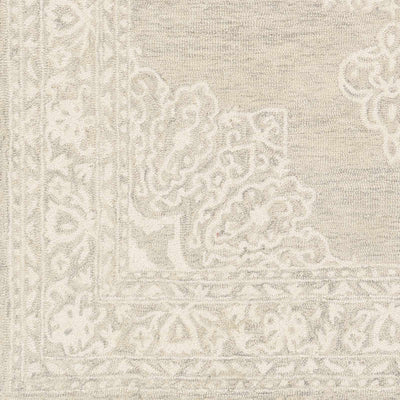 Roessleville Cream Wool Area Rug