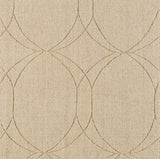 Rolfe Tan Circles Wool Rug - Clearance