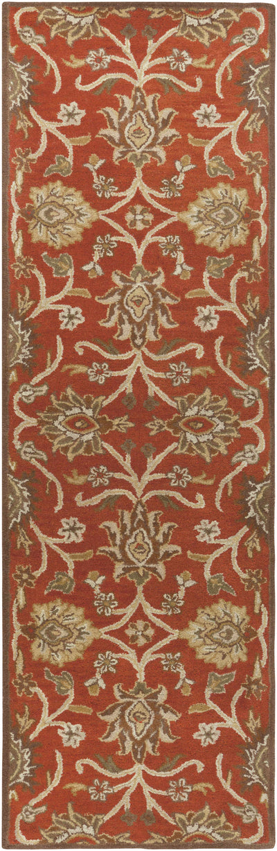 Conesus Hand Tufted Rust Carpet -  Clearance