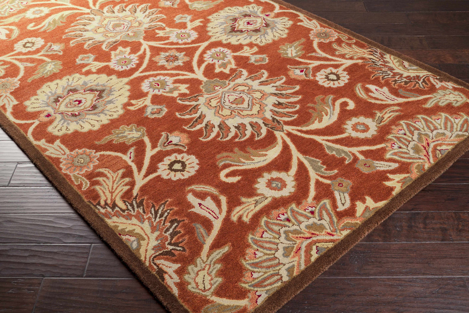 Conesus Hand Tufted Rust 1062 Area Rug - Clearance