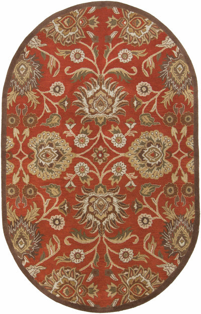 Conesus Hand Tufted Rust Carpet -  Clearance