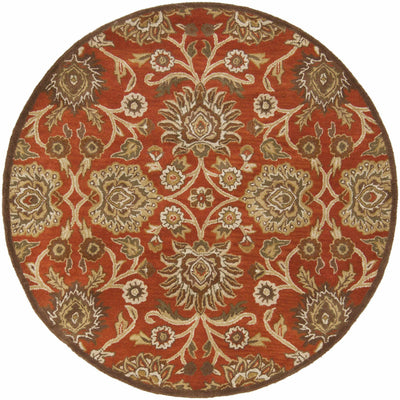 Conesus Hand Tufted Rust Carpet -  Clearance