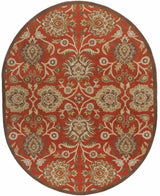 Conesus Hand Tufted Rust 1062 Area Rug - Clearance