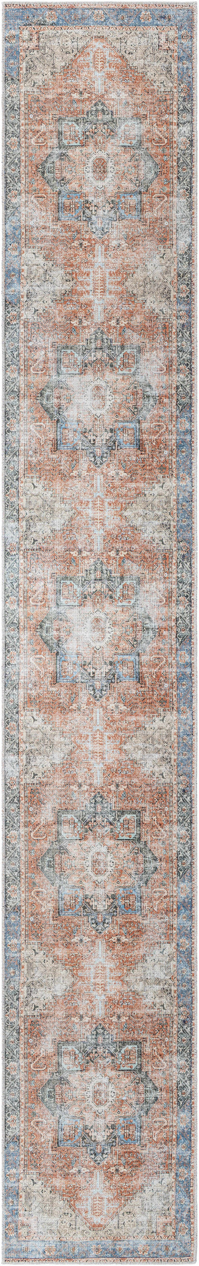 Rosman Distressed Washable Rug